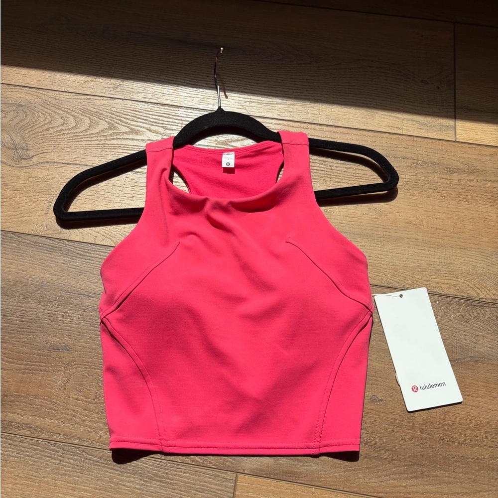 lululemon athletica Hot Pink Racerback Crop Tank